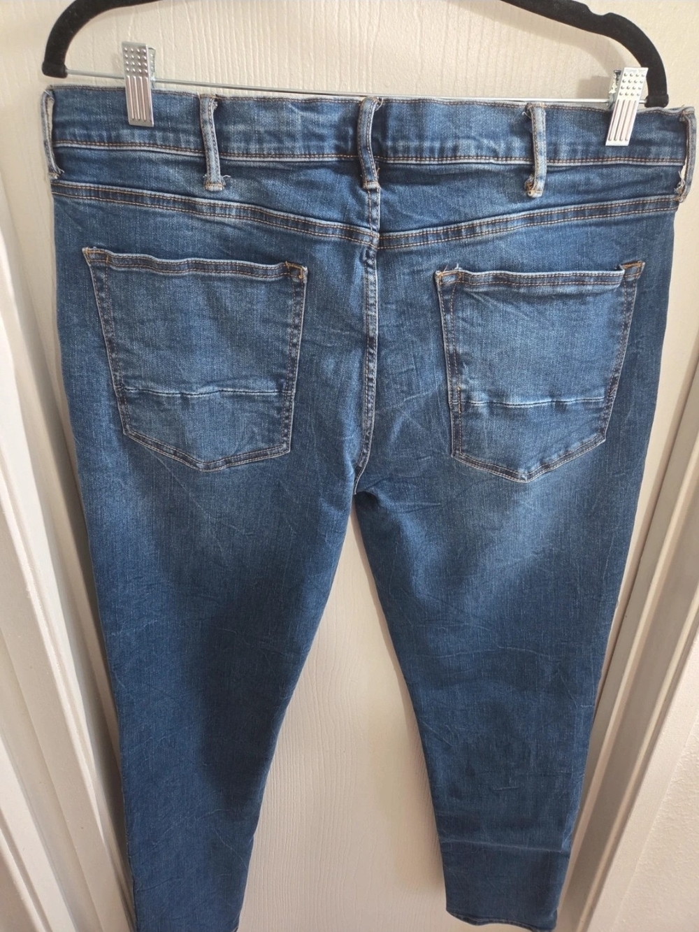 Arizona Mens Blue Denim Jeans